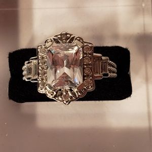 Vintage 1990s Art Deco Sterling Silver .925 Ring